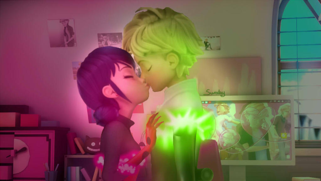 Ladybug And Chat Noir Kiss Reveal By 5unday On Deviantart