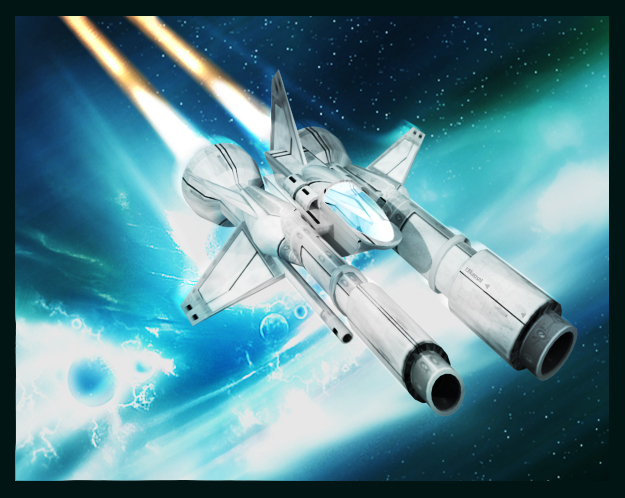 Space Ship. Fighter, Caza by lKaos