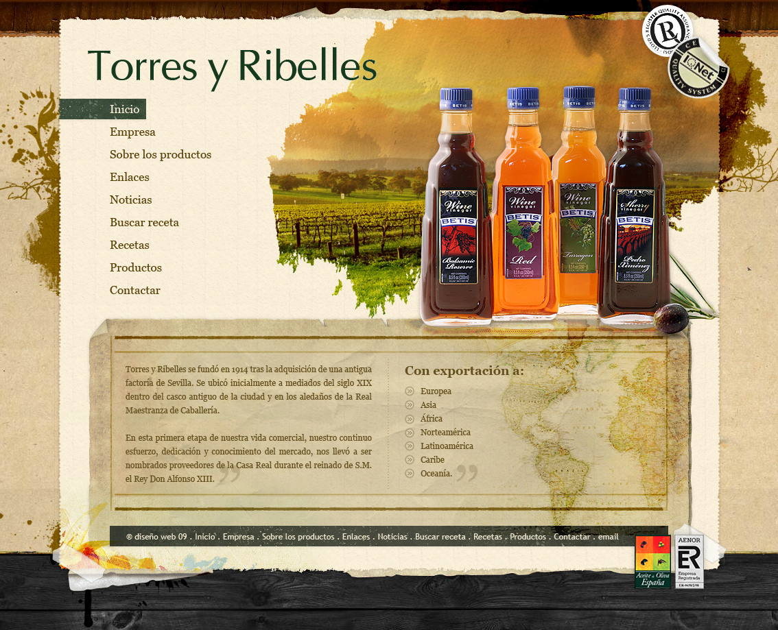 Web Torres y Ribelles