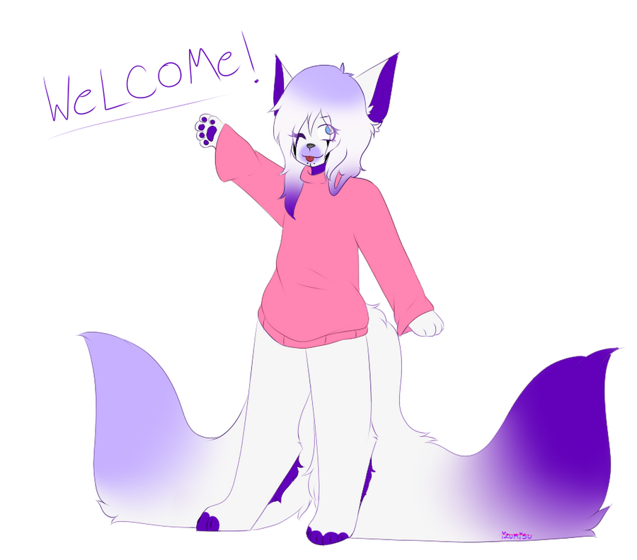 Welcome! -Chibi comission- by izumisu on DeviantArt