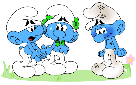 Schleich Smurfs (#15) Cartoon Handy smurf by Luna-Lazuli on DeviantArt