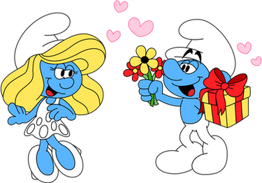 Schleich Smurfs (#26-#27) Love at first sight