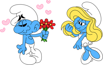 Schleich Smurfs (#28-#29) a Little gift