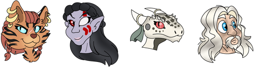 Skyrim Headshot lineup 1