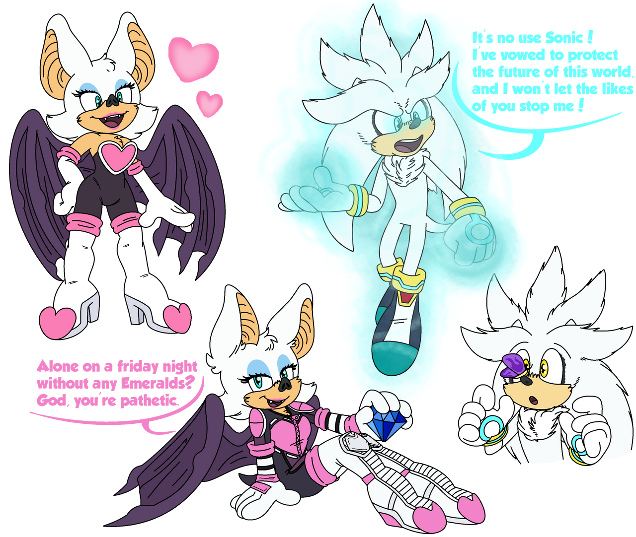 Movie Rouge and Silver!