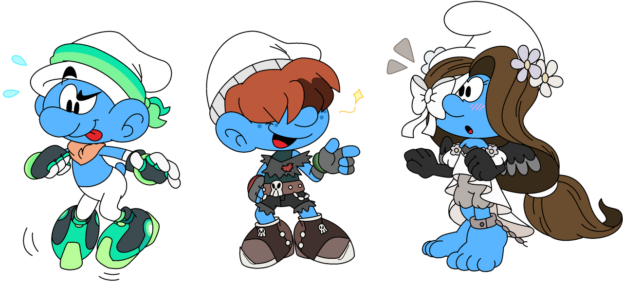 Smurfy costumes
