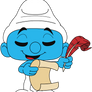 Poet Smurf Funko pop