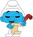 Poet Smurf Funko pop