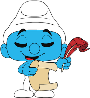 Poet Smurf Funko pop