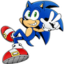 Sonic the blue blur hedgehog