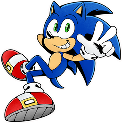 Sonic the blue blur hedgehog