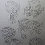 Movie shadow sketches