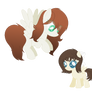 MLP Snow Pearl and Buttercup Cloud