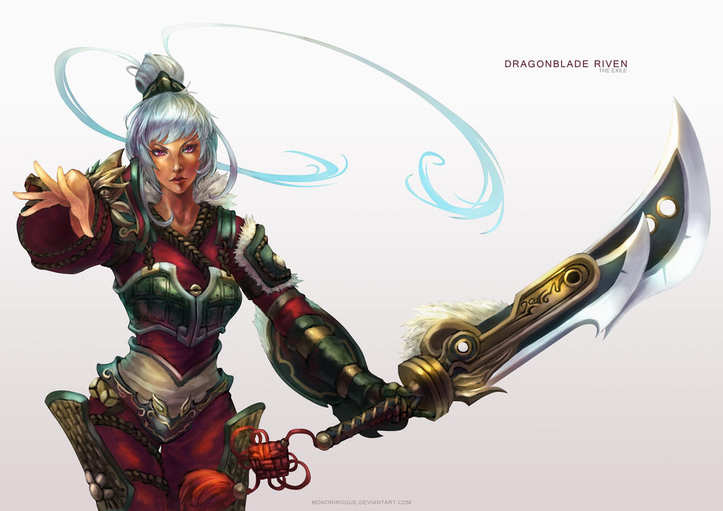 Dragon Riven Dragonblade Riven by MonoriRogue on DeviantArt