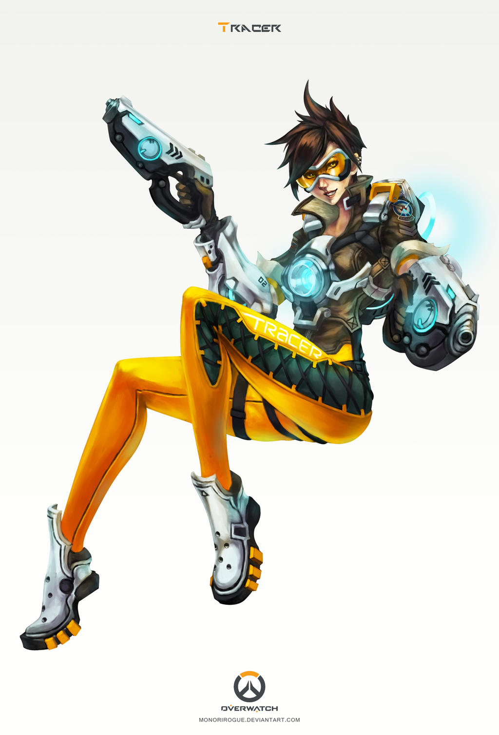 Tracer Deviantart Overwatch - Tracer by MonoriRogue on DeviantArt