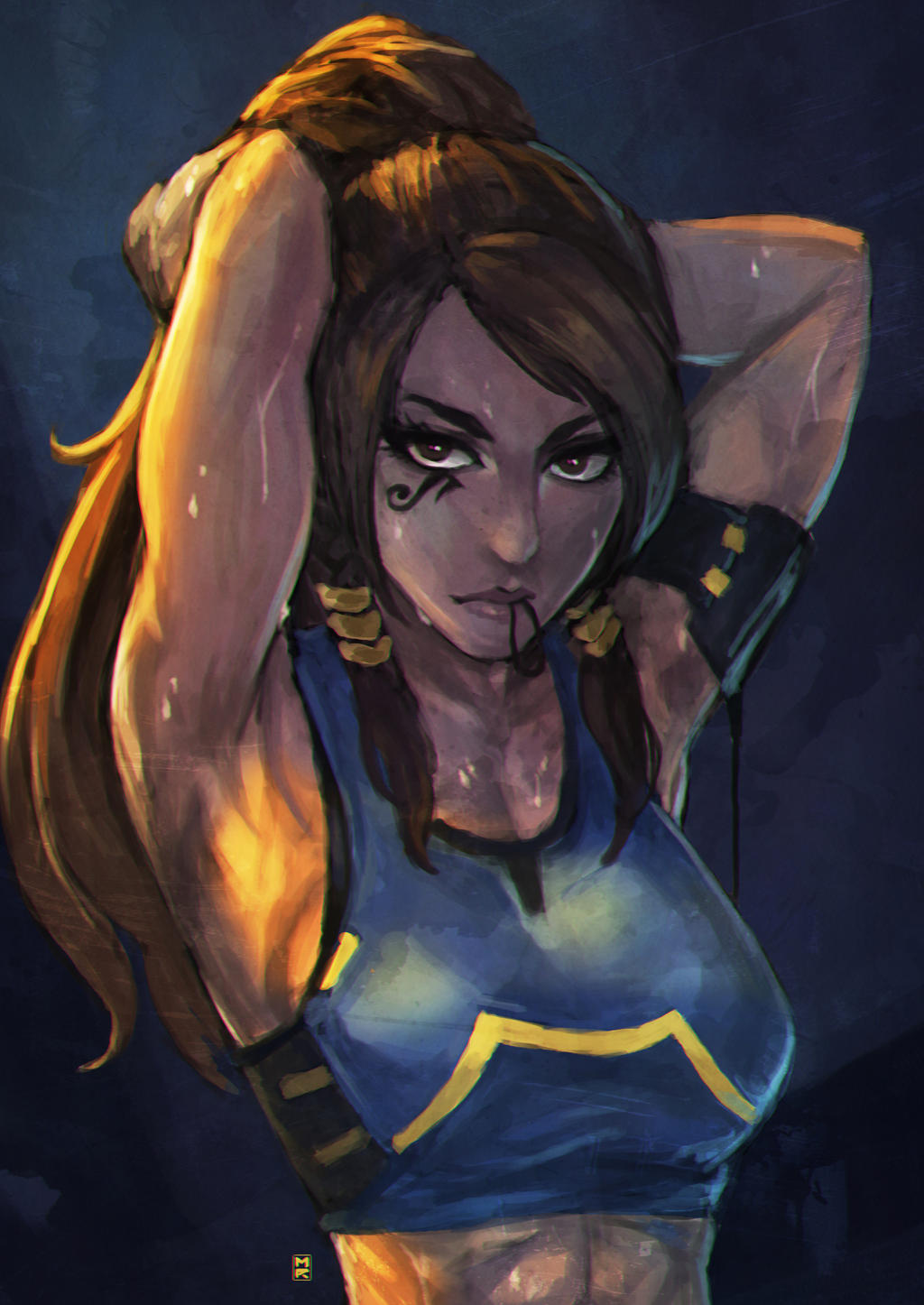 Pharah Doodle by MonoriRogue