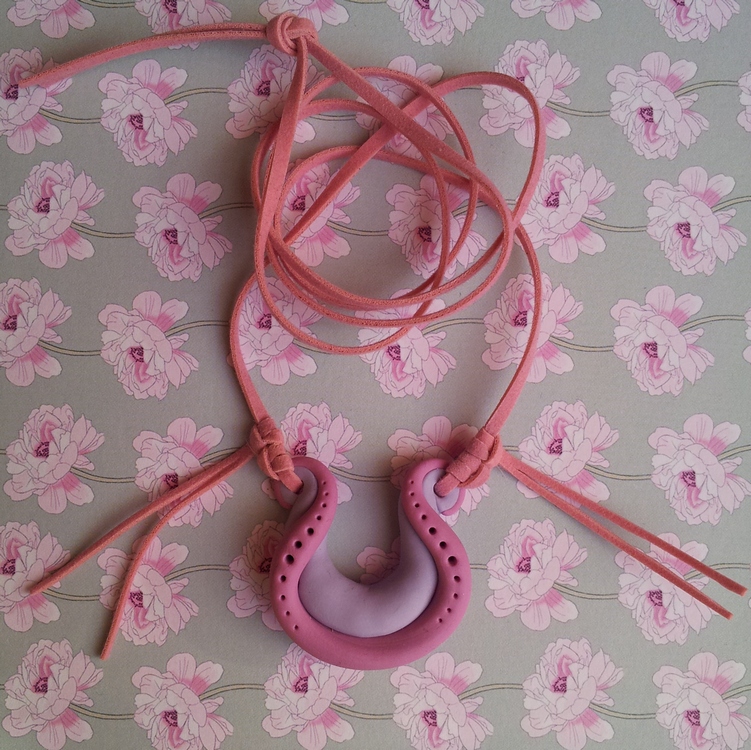 pink and purple pendant 1