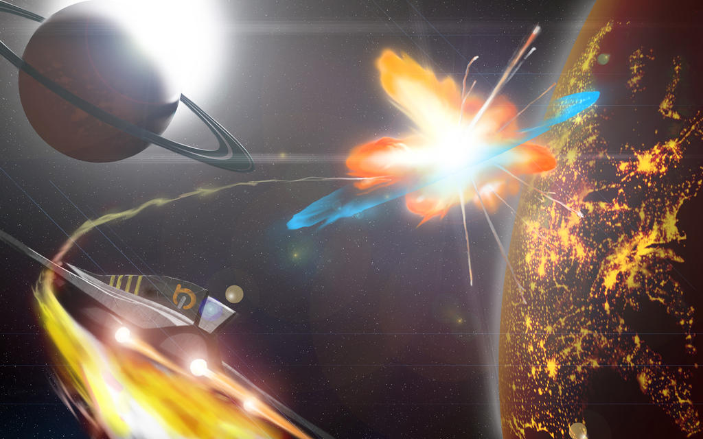 Deviantart Space Fight Space Fight by NickJake on DeviantArt