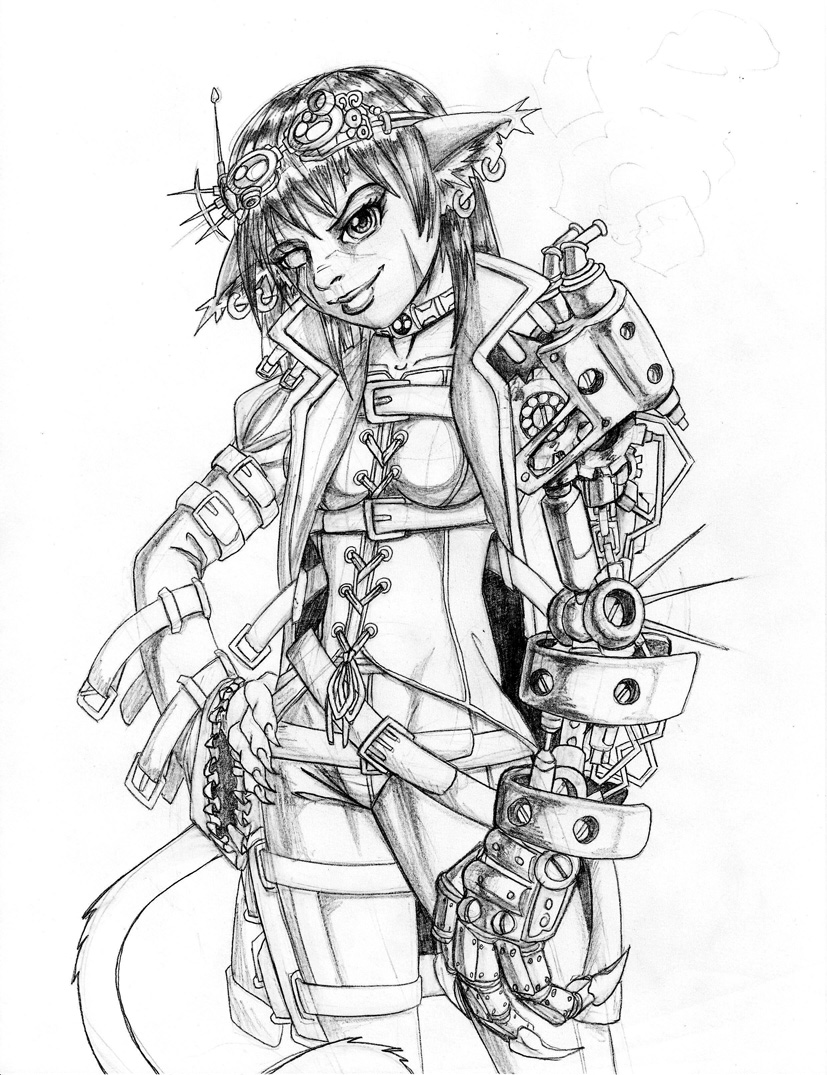 steampunk cat girl by Ironsage on DeviantArt steampunk cat girl by Ironsage on DeviantArt