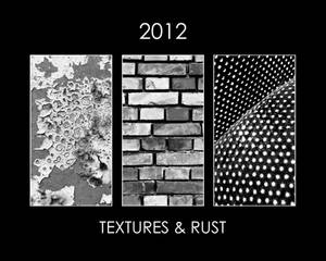 2012 CALENDAR Textures and Rust BW