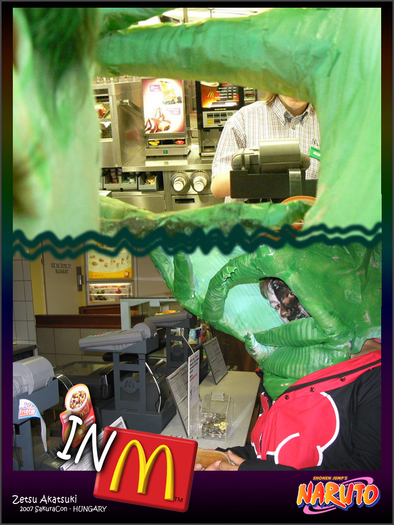 Zetsu IN MCDONALDS