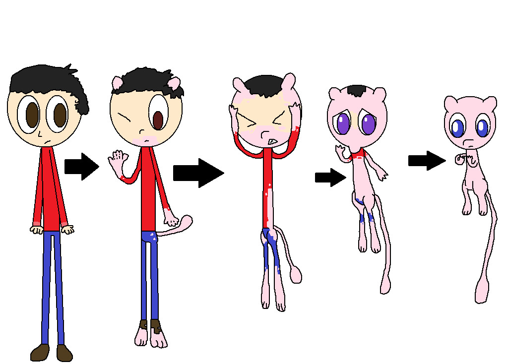 Mew Using Transform Mew TF by AridiaPizarro on DeviantArt