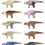 Gryposaurus colour schemes