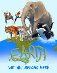 Animals of The Earth - Poster