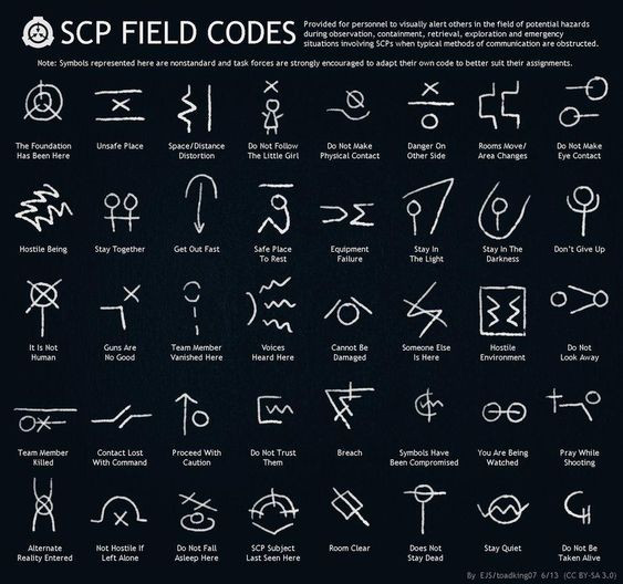 SCP field codes