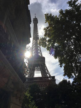 Eiffel Tower in September