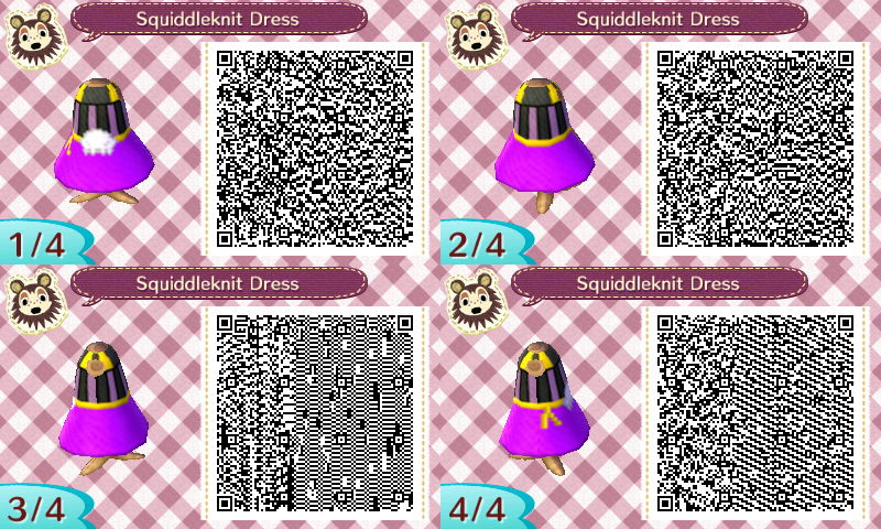 Velvet Squiddleknit Dress QR Code - AC:NL