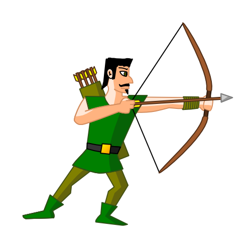 Archer - Inked and coloured