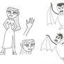 Vampiress and Bat-vampires