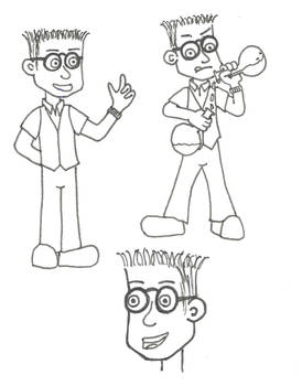 Eric the nerdy sidekick - Character study