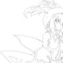 Luminous Arc Lucia Line Art