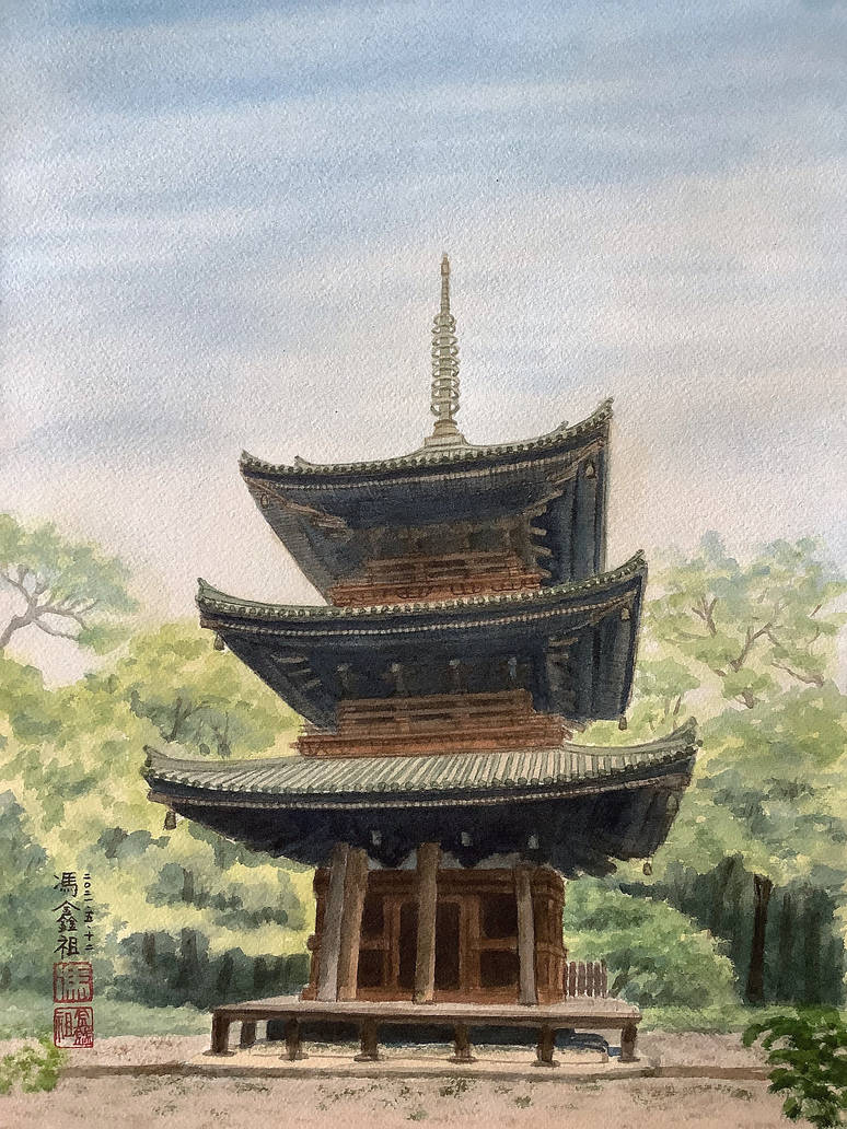Pagoda Bonsai Treehouse Etch A Sketch by pikajane on DeviantArt