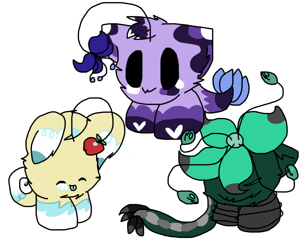 Flower creatures adopts