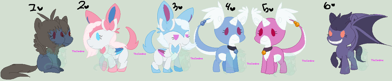 Pokepony auctions! Starter bid is 15! (2/6 OPEN)