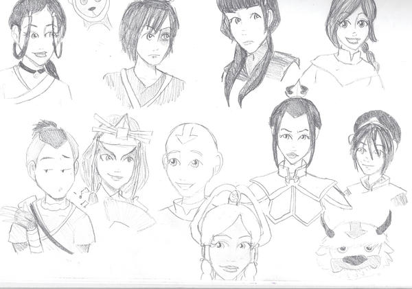 Deviantart Atla ATLA: Sketch Dump 2 by Northstar2790 on DeviantArt