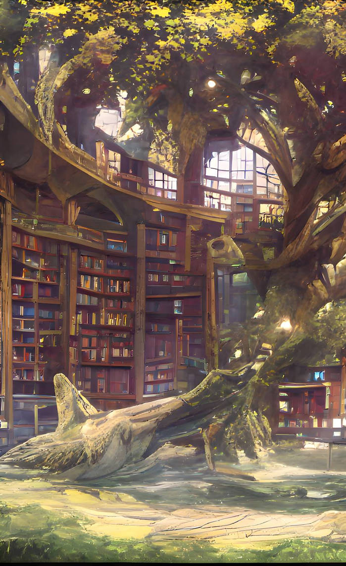Library tree by SkyCogs on DeviantArt