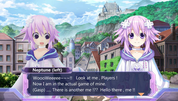 Neptune meet Neptune (Game crossing)