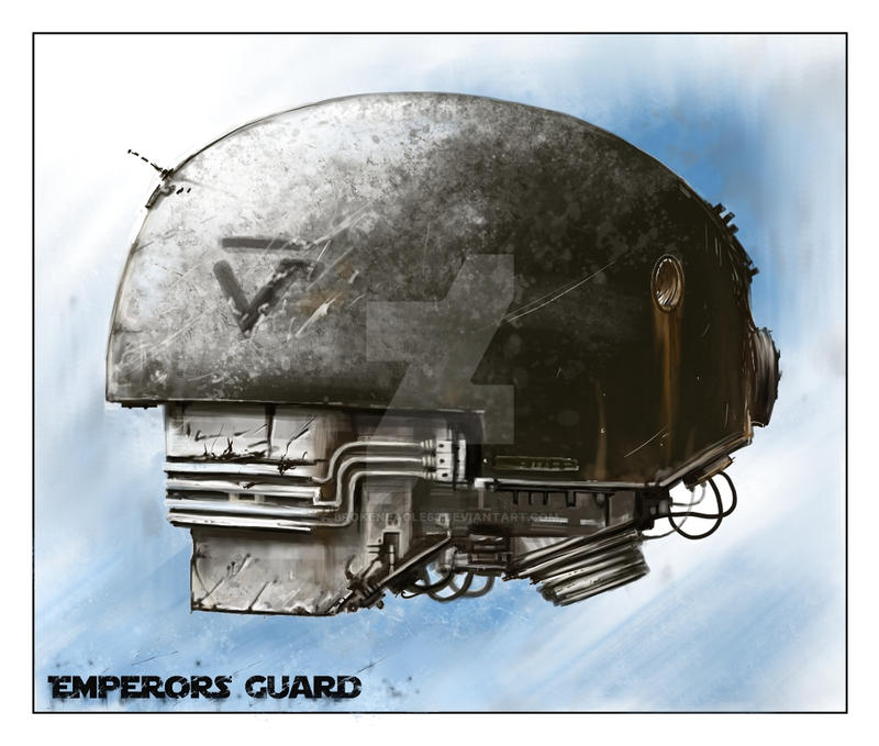 Emperors Guard Head concept - undead ex-Jedi