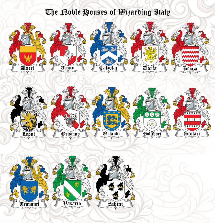 Italian Noble Families by AzenorSage on DeviantArt
