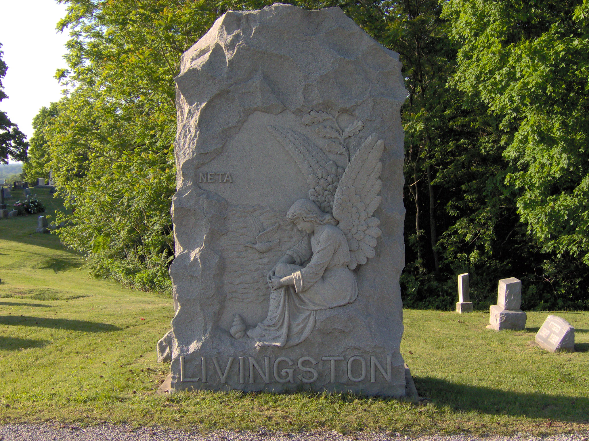 Angel Grave stone