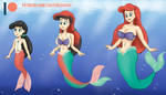 Melody Turns into Adult Ariel by ThatFreakGivz