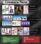 Commission Prices (On Hold) by ThatFreakGivz