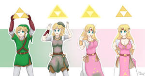 Link Transform into Zelda