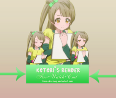 Pack #52 Render Kotori Minami