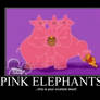 Pink Elephants Demotivational