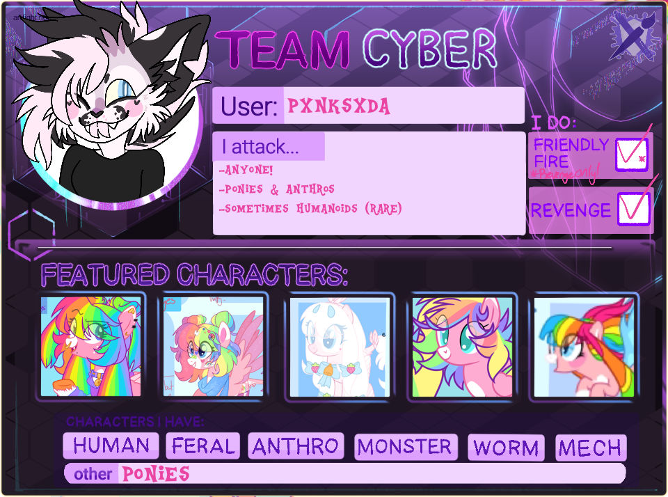 2021 ArtFight Card! by JerLai on DeviantArt